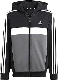adidas Unisex Kids Tiberio 3-stripes Colorblock Fleece Tracksuit Kids Tracksuit