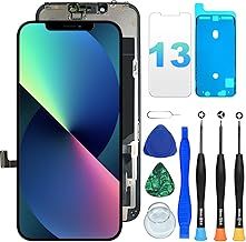 DIGI4U for iPhone 13 Screen Replacement, 6.1'' 3D Touch Truetone FaceID LCD Touch Display Digitizer Assembly with Repair Tool Kit for iPhone 13 Replacement Screen(A2482 A2631 A2633 A2634 A2635)