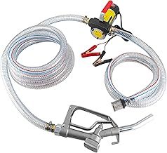 YaoFaFa 12V 175W Diesel Transfer Pump 45L/Min Electric Fuel Transfer Pump with Nozzle & Hose for Diesel, Kerosene
