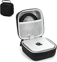 Hard Case for Apple Mac Mini M4,Durable Storage Box Compatible with 2024 Mac Mini M4/M4 Pro Accessories,Compact & Portable Organizer with Shockproof Design Travel & Office Use (Black)