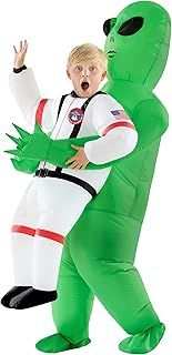 Morph Alien Costume Kids, Astronaut Inflatable Alien Costumes, Halloween Costumes for Kids, Boys Halloween Costume