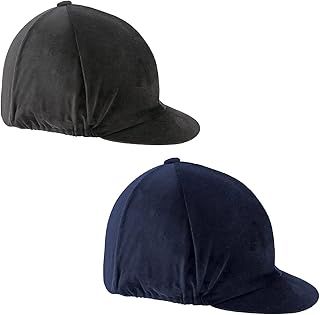 Shires Velvet Hat Cover - Adults Unisex - Gray - One Size - Formal Luxe - Birthday - Equestrian - Horse Riding - Accessory