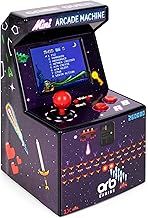 Mini Arcade Machine, 240 Built-In 8-Bit Games, 2.5” Full Colour Screen, 8-Way Joystick, Handheld Retro Games Console – Orb Gaming by ThumbsUp!