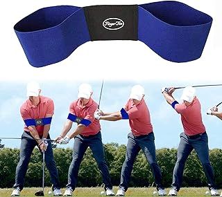 Golf Swing Trainer Aid Grip Secret Arm Band Trainer Value 1/2 Pack, Golf Training Aids Professional Motion Posture Correction Belt For Men Women Kids…