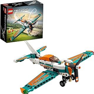 LEGO Technic Racing Plane 42117 Model Building Kit; Great Gift or Treat for Kids Who Love to Play with Toy Aeroplanes; A 2-in-1 Build for Even More Flying Fun (154 Pieces)