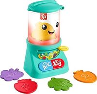 Fisher-Price Laugh & Learn Baby & Toddler Toy Counting & Colors Smoothie Maker Pretend Blender with Music & Lights for Ages 9+ Months, HRP19