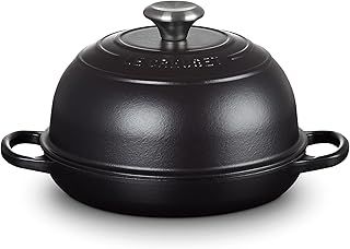Le Creuset Signature Cast Iron Bread Oven, 24cm, Matte Black, 21301240000430