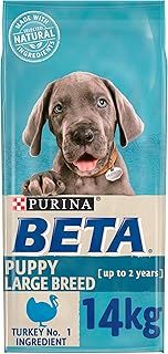 Beta Puppy Large Breed Rich In Turkey, Dry Dog Food 14Kg