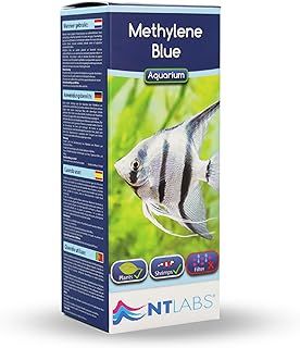 NT Labs Methylene Blue for Fish, Aquarium Medicine, Treats Bacterial/Fungal and External Protozoan Parasitic Infections of Fish/Fry & Eggs, Suitable For Coldwater & Tropical Aquariums (100ml)