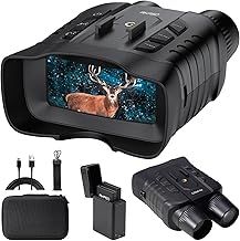 AKASO Seemor-200 Night Vision Goggles - 4K Full Color Night Vision Binoculars for Adults, App-Enabled Photo and Video Saving, AI-ISP 1000M Viewing Range,16x Digital Zoom for Camping Hunting & Security