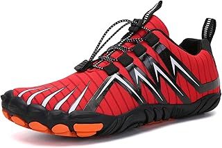 Barefoot Shoes Mens Womens Wide Toe Trail Running Trainers Lightweight Comfortable Workout Shoes for Hiking Fitness Walking Unisex