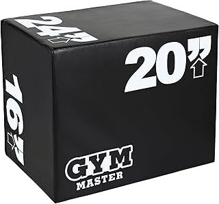 GYM MASTER High Density Foam Plyo Jump Boxes