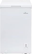 W99CFW Freestanding 99L Chest Freezer with Removable Storage Basket, Suitable for Outbuildings and Garages, 4* Freezer Rating - White