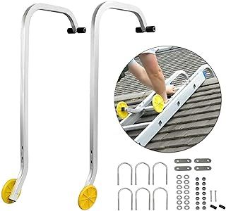 Ladder Roof Adapter, 0.93 Meters, Universal Roof Hook for Telescopic Ladder, Aluminium Alloy