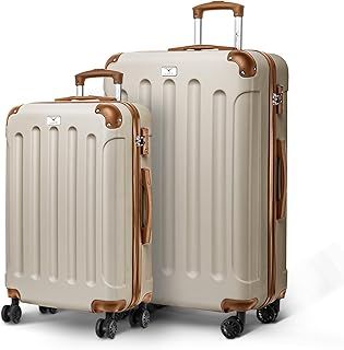 LUGG Travel Suitcase Set - Skywander 3-Piece Hard Shell Luggage, 20" 24" 28" Strong & Lightweight with Secure TSA Lock, Smooth 360° Wheels & Resilient Handle - Airline Approved