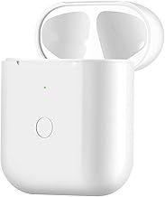Charging Case Replacement Original Compatible with Air Pods 1st & 2nd Generation, Wireless Charger Case with Sync Button Bluetooth Pairing, Built in 450mAh Battery, Wired & Wireless Charging