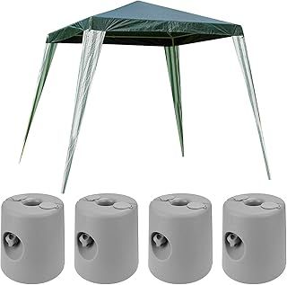 Weights for Gazebo Legs Set For Camping Gazebo | Garden Accessories Weight Set Fill With Water Or Sand | Gazebo Weights Heavy Duty Ideal For Marquees, Market Stalls And Party Tents