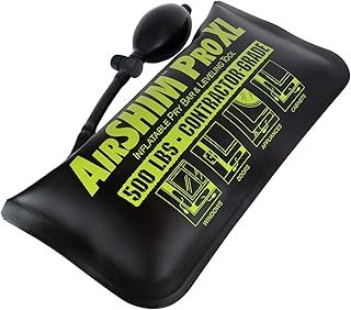 Calculated Industries #1194 Air Shim XL Inflatable Pry Bar and Leveling Tool; 500 LB Rating; Contractor-Grade Alignment Pump Wedge