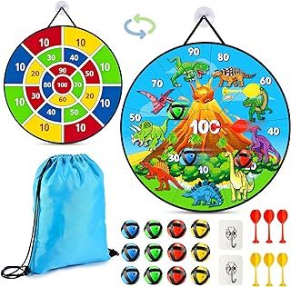 Garden Games for Kids, Kids Dart Board Set Toys for 3-12 Year Old Boys Girls Toys age 4-12 Outdoor Garden Toys Christmas Xmas Gifts for 3-9 Year Old Boys Girls Stocking Fillers Kids Party Games