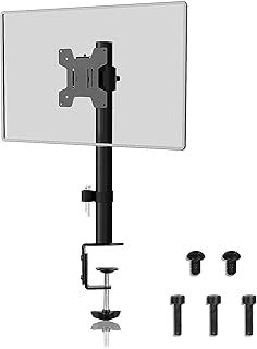 Single Monitor Mount for 13"-27" Screens | Computer Monitor Bracket Stand Tilt Swivel Rotation MD6401
