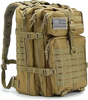 QT&QY 45L Tactical Military Backpacks For Men Camping Hiking Trekking Daypack Bug Out Bag Lage MOLLE 3 Day Assault Pack