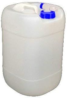 H32 New 25 Litre Plastic Water Container Food Grade with Airflow Tap & Standard Blue Cap