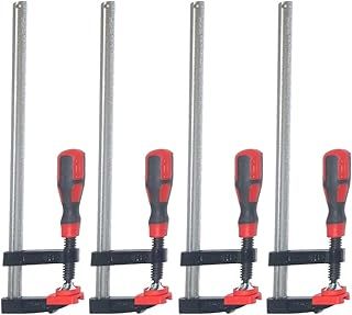 4pc F Clamp Bar Clamp Heavy Duty 600 x 80mm 24 Long Quick Slide Wood Clamp by Toolzone