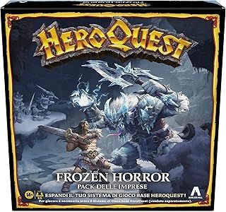 Avalon Hill Heroquest Pack of Enterprises Frozen Horror Game Dungeon Crawler 14 years and up, to play you need to have the Basic Heroquest Game System, Multicolor, Language: ‎Italian