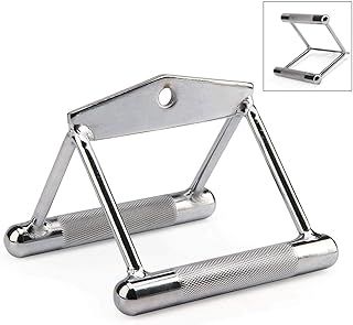 Kabalo Multi Gym V Handle Attachment Double Seated Row Lat Twin Cable Training Grip Bar