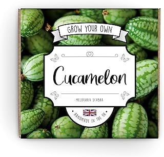 Grow Your Own Cucamelon Kit - Complete Beginner Starter Kit | Easy Instructions | Made in UK | Perfect Gardening Gift for Any Occasion