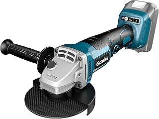 Ecarke Cordless Angle Grinder for Ma Kita 18V Li-Ion Battery with 125mm Disc Diameter, 33mm Cutting Depth, Brushless with Quick-Fix-Nut (Blade, Battery, and Charger Not Included)