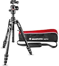 Manfrotto Befree Advanced Camera Tripod Kit with Twist Closure, Travel Tripod Kit with Ball Head, Portable and Compact, Aluminium Kit for DSLR, Reflex, Mirrorless, Camera Accessories