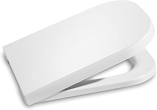 Roca A80147200B Supralit Seat & Cover, Damped Drop, The Gap Square Collection, White