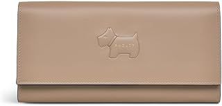 Radley London Puffy Protect Large Flapover Purse for Women, in Smooth Silt Leather, with Padded Scottie Dog & RFID Lining