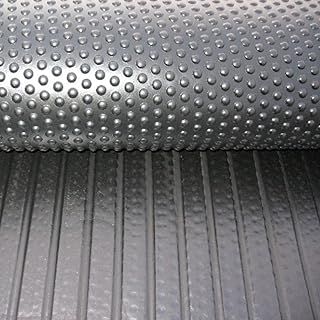 Horse Stable Floor Mats - Heavy Duty Rubber - 12mm Thick - 6ft x 4ft - Non Slip Bubbletop Matting - Grooved Underside For Drainage