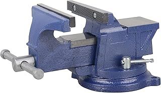 DAYUAN 4 Inches 360° Steel Bench Vice With Anvil Base - Heavy Duty Table Clamp Swivel Industrial Workshop