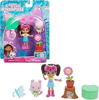 Gabby’s Dollhouse, Flower-rific Garden Set with 2 Toy Figures, 2 Accessories, Delivery and Furniture Piece, Kids’ Toys for Ages 3 and above