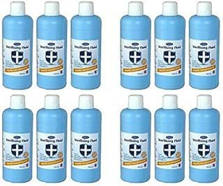 12 x Dr Johnson's Highly Concentrated Sterilising Fluid 1 Litre - Full CASE