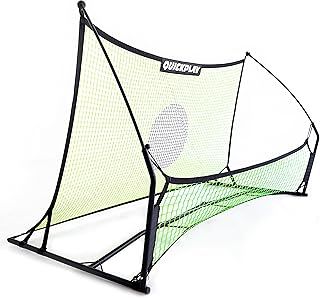 QUICKPLAY TEKKERS Football Rebounder– Ultra-Portable Kickback Football Rebounder & Integrated Weighted Base to Train on Any Surface Available in Two Sizes