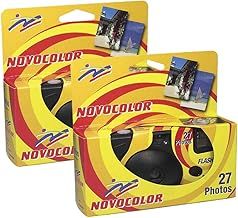 Novocolor Disposable Cameras with Flash