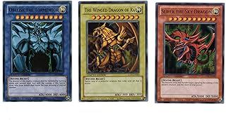 YuGiOh Legendary Collection Ultra Rare God Card Set of 3 Egyptian God Cards S...