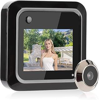 Door Peephole Camera, 145° Wide-Angle Security Door Camera, Smart Entry Door for Home Front Door Apartment