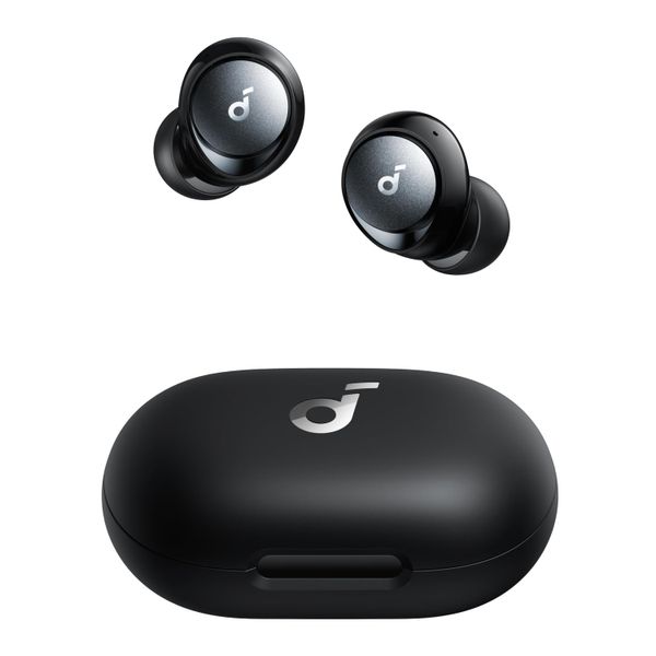 soundcore by Anker Space A40 Adaptive Active Noise Cancelling Wireless Earbuds, Reduce Noise By Up to 98%, 50H Total/10H Single Playtime, Hi-Res Sound, Comfortable Fit, Wireless Charge