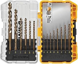 DEWALT Cobalt Alloy Steel Drill Bit Set with Pilot Point, 14-Piece (DWA1240)