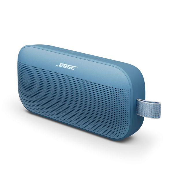 Bose SoundLink Flex Portable Bluetooth Speaker (2nd Gen), Small Portable Wireless Outdoor Speaker with Hi-Fi Audio, Up to 12 Hours Battery Life, Waterproof and Dustproof, Blue Dusk