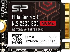 Silicon Power 2TB UD90 2230 NVMe 4.0 Gen4 PCIe M.2 SSD R/W up to 5,000/3,200MB/s Solid State Drive Compatible with Steam Deck (SU02KGBP44UD9007MM)