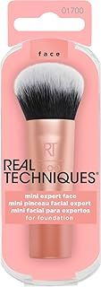 Real Techniques Mini Travel Size Expert Face Makeup Brush for Foundation (Packaging and Handle Colour May Vary)