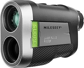 MiLESEEY Rechargeable Golf Range Finder with Slope Switch, Magnetic Range Finder Golf 1100Yds Flag Lock Vibration, ±0.55Yds Accuracy, Tournament Legal Golf Rangefinders