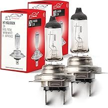H7 Headlight Bulb - X2 H7 477 Car Headlight Bulb, 12V 55W H7 Headlight Bulbs Light Bulbs, Dipped Headlamp Halogen Bulb PX26D Base H7 Headlight Bulbs