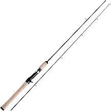 Sougayilang Fishing Rods, 2 Sections Spinning Fishing Rod Light and Resilient with Cork Handle Trout Rods, Carbon Composite Blank, Fishing Lover Best Gifts Pike, Crappie, Perch